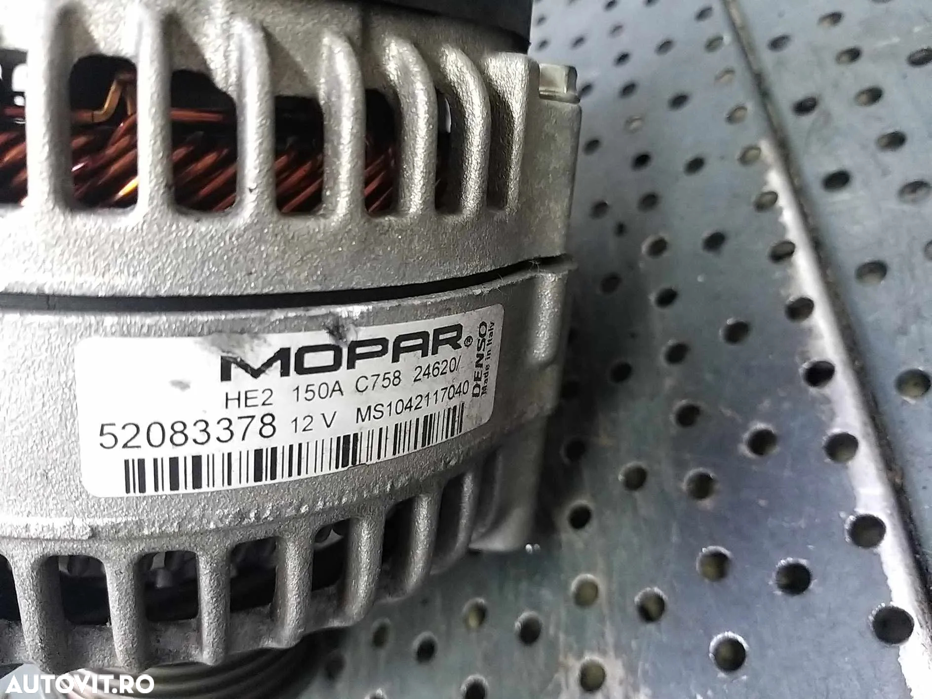 Alternator 1.3 d mjt fiat 500x 52083378 ms1042117040 - 3