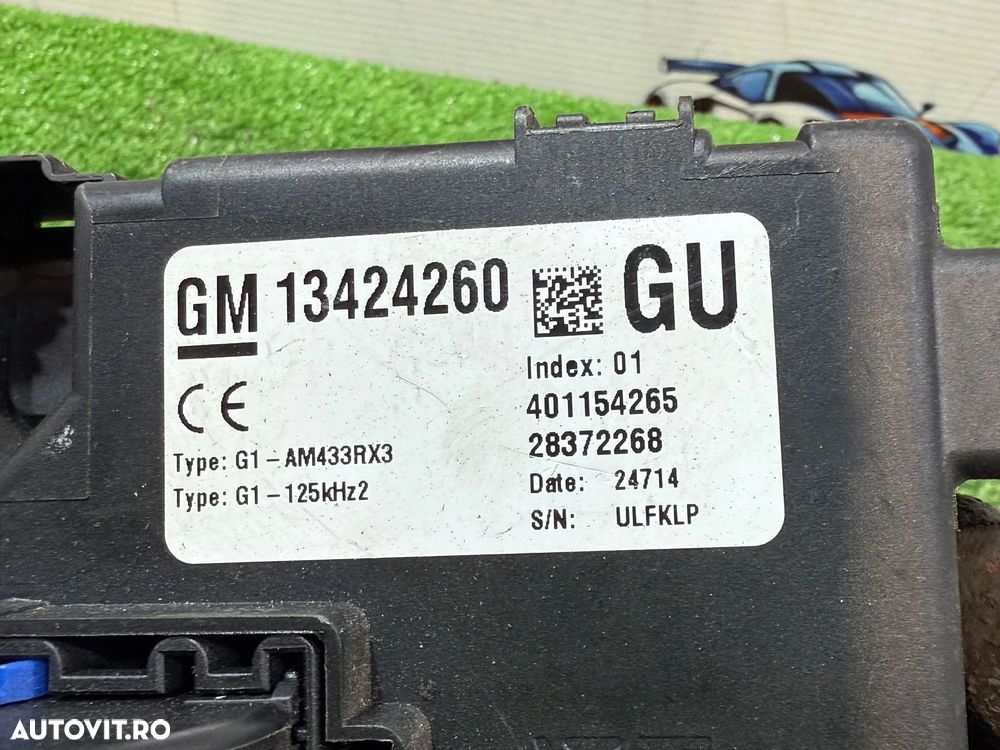 TABLOU PANOU SIGURANTE OPEL CORSA D 1.6 BENZINA 2014 COD OEM 13424260 401154265 28372268 2006-2014 - 8