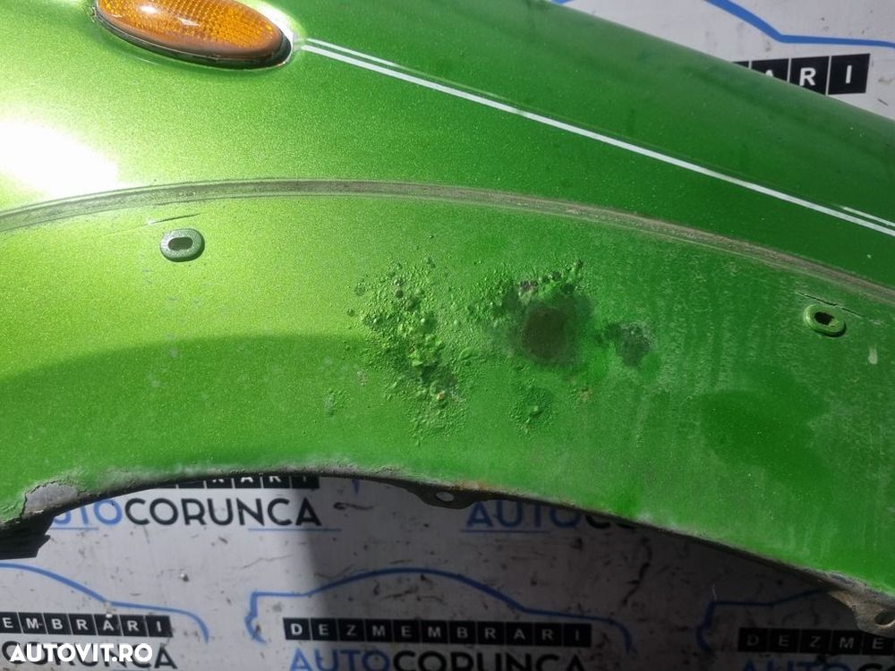 Aripa Dreapta Fata Nissan Navara D22 1998 - 2004 2 Usi Verde (1347) - 2