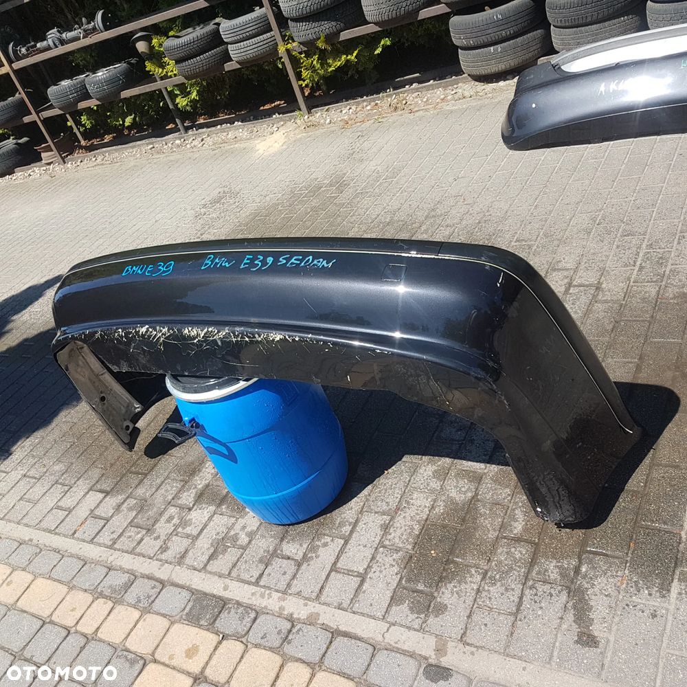 zderzak tył tylny spoiler nakładka ślizg osłona wydechu bmw 3 e46 e36 bmw 5 e39 oryginał - 20