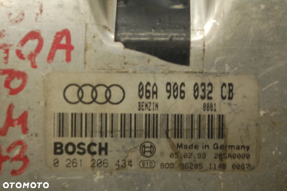 STEROWNIK KOMPUTER SILNIKA 06A906032CB 1.8 TURBO AUDI A3 8L S3 VW GOLF IV SKODA - 3