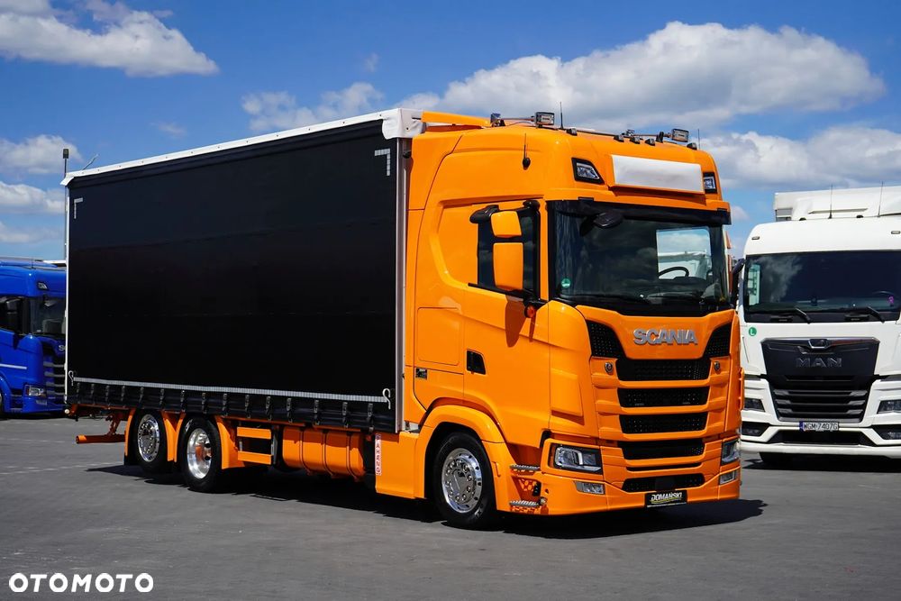 Scania / S 500 / ACC / E 6 / FIRANKA / 19 PALET / RETARDER / OŚ SKRĘTNA / PEŁNA OPCJA - 2