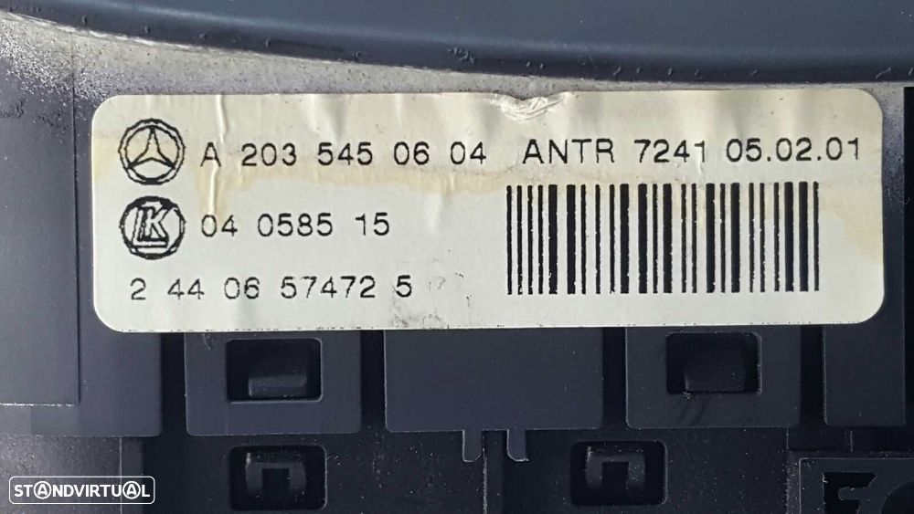 COMANDO DAS LUZES MERCEDES CLASE C (W203) BERLINA 240 (203.061) - 4