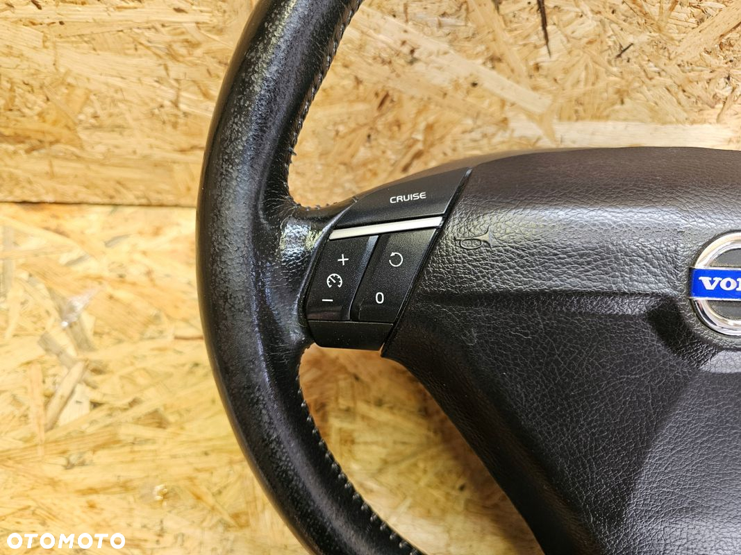 Kierownica skóra skórzana Volvo S60 I 07r poduszka Airbag Multifunkcja - 2