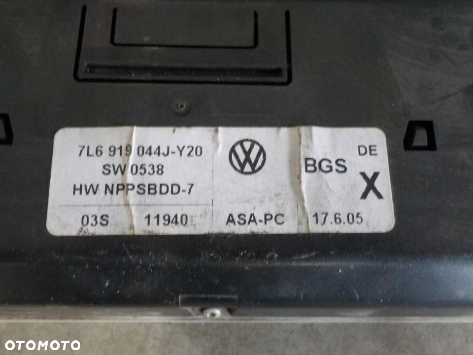 VW T5 PANEL STEROWNIK WEBASTO 7L6919044J - 2