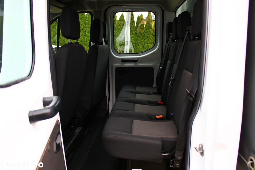 Ford TRANSIT BRYGADÓWKA 2.0 TDCI 130KM 7 OSÓB PAKA PLANDEKA OŚWIETLENIE ROBOCZE - 24