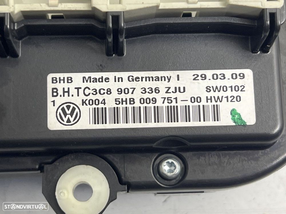 Modulo comando A/C e Sofagem VW GOLF VI (5K1) 3C8907336ZJU 3C8 907 336 ZJU - 3
