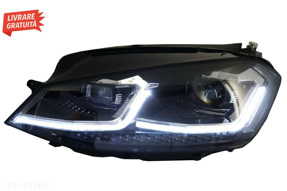 Faruri LED VW Golf 7 VII (2012-2017) Facelift G7.5 R Line Look cu Semnal Dinamic- livrare gratuita - 7