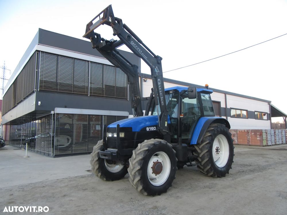 New Holland 8160 cu incarcator frontal - 12