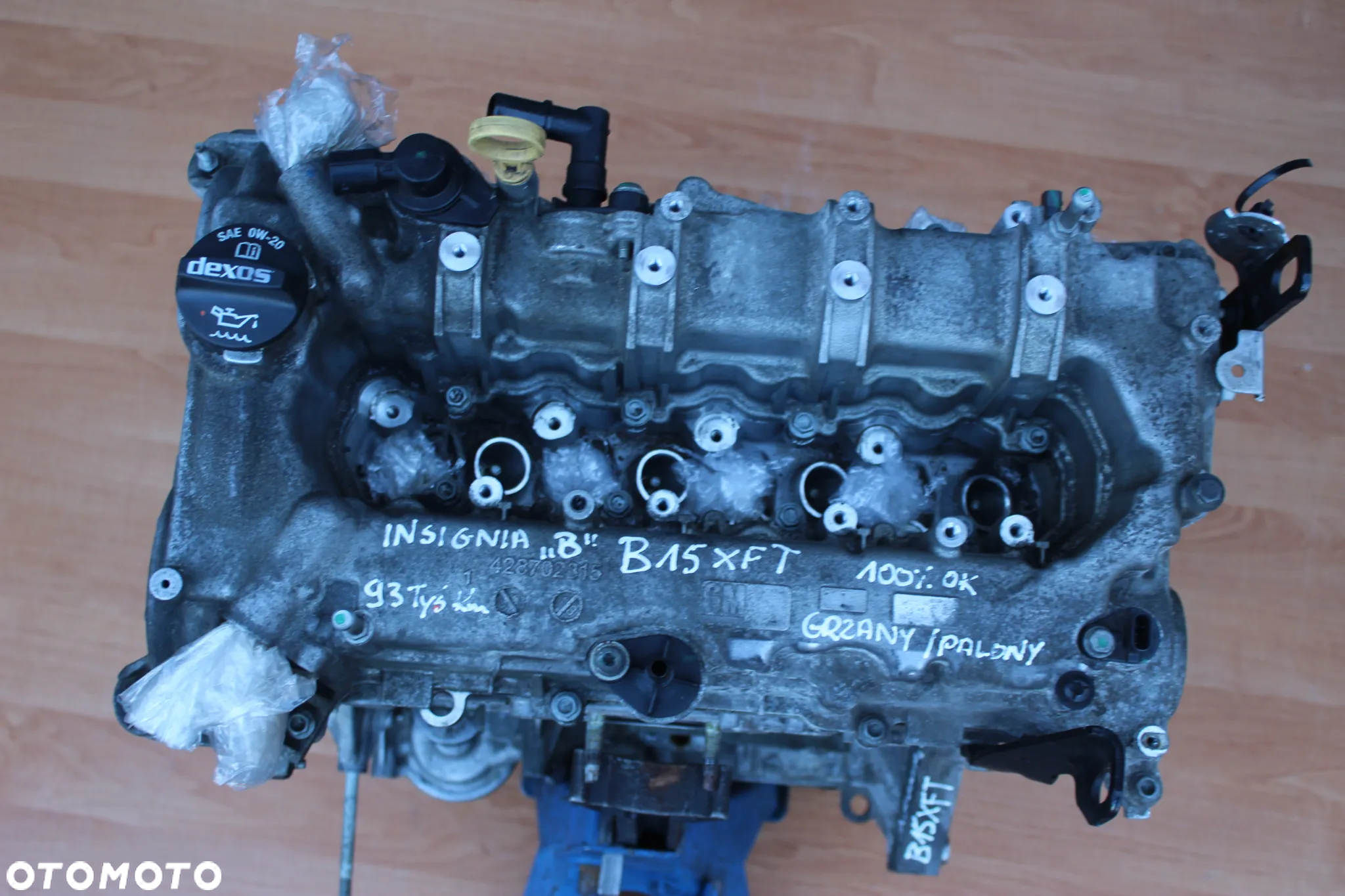 SILNIK SŁUPEK OPEL INSIGNIA B 1.5 TURBO B15XFT D15XFT LFV 58000MIL 93000km - 2