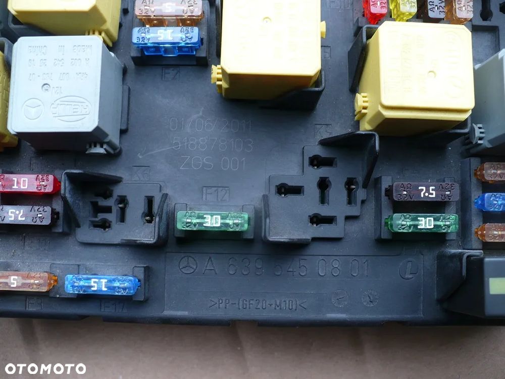 VITO VIANO 639 MODUL SKRZYNKA A6395450801 6399000700EU. - 7