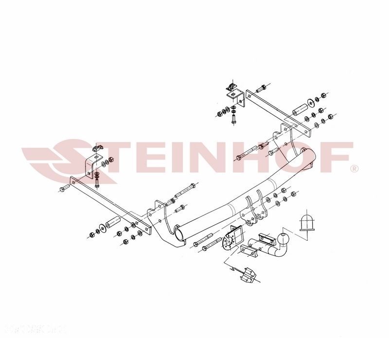 Hak Holowniczy + MODUŁ 7PIN do Peugeot Expert II od 2007 do 2016 - 3