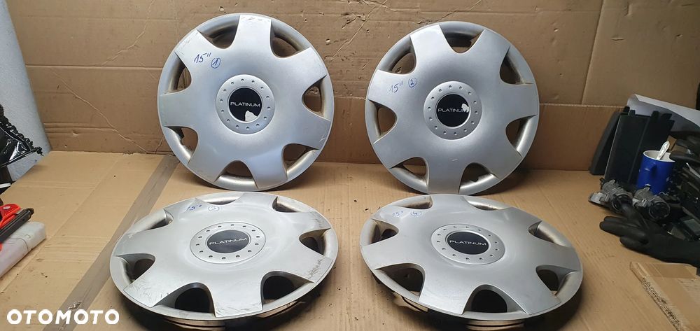 Dekielki kołpaki kapsle 15" Platinum - 1