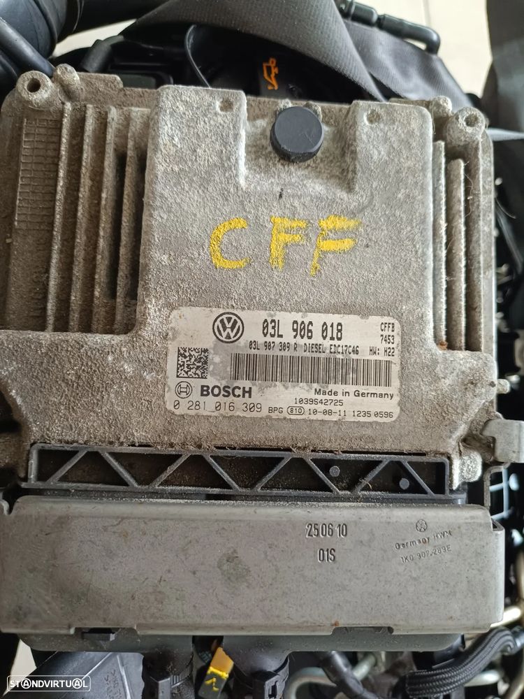 motor audi A3 2.0 tdi 140cv CFF caixa de 6 velocidades LHD audi Skoda Seat - 8