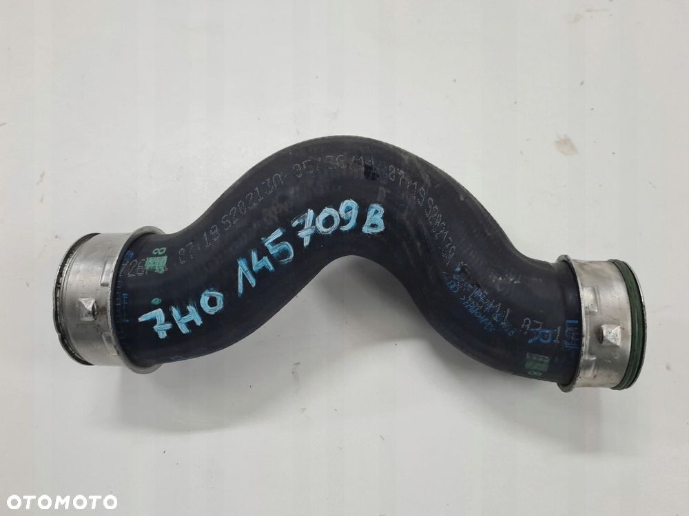 VW T5 2.5 TDI rura wąż przewód intercoolera 7H0145709B - 1
