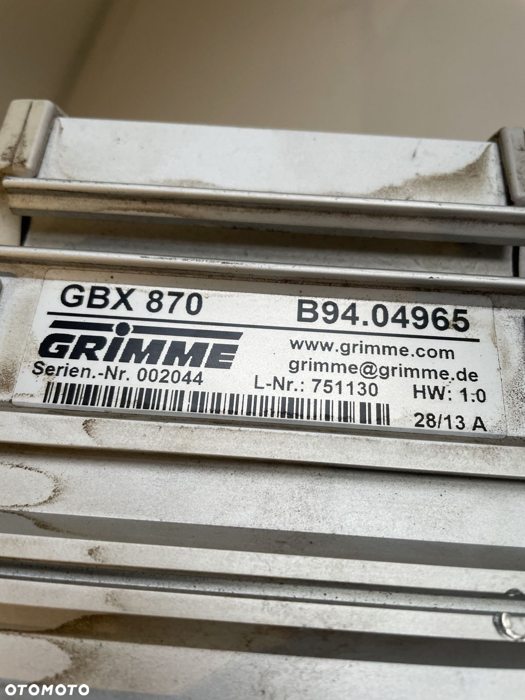 Grimme Jostickbox GBX 870 B94.04965 - 3