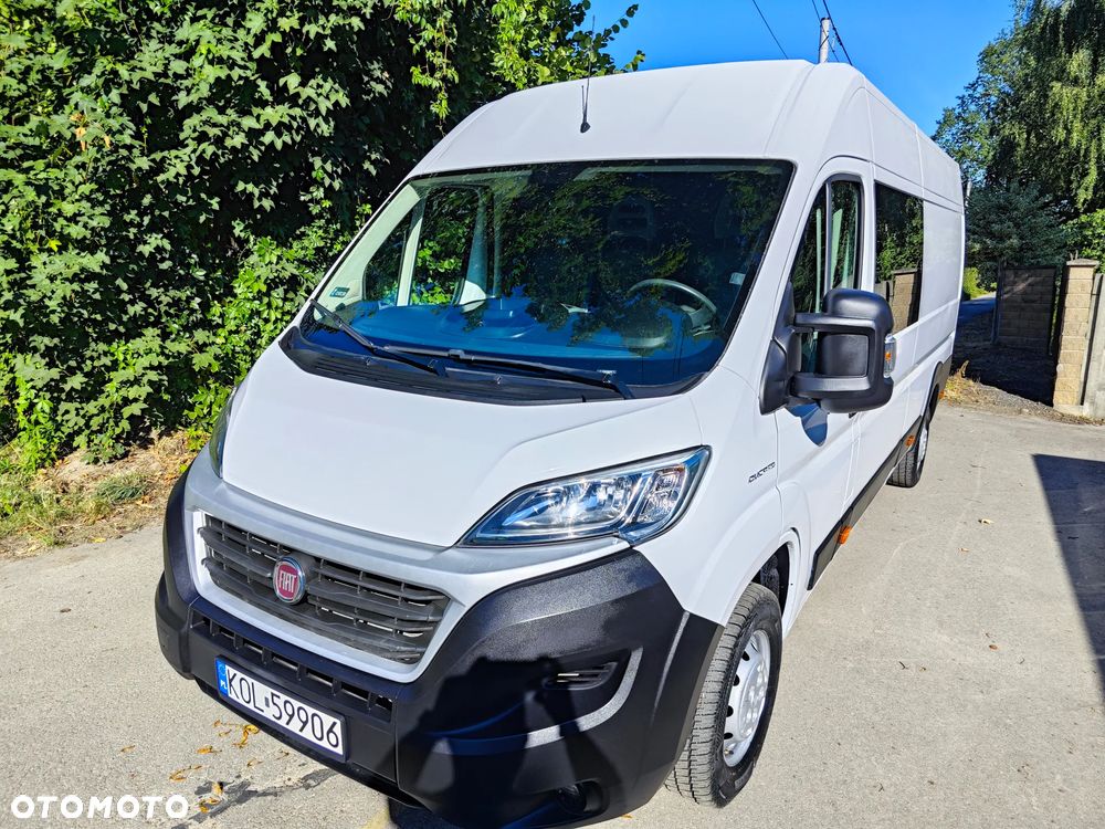 Fiat Maxi DUCATO DOCA Salon PL BEZ ADBLUE 130koni EURO 6, 7os 187tyś km L4H2 VAT 23% PO SERWISIE Cały w Oryginale Klima - 10