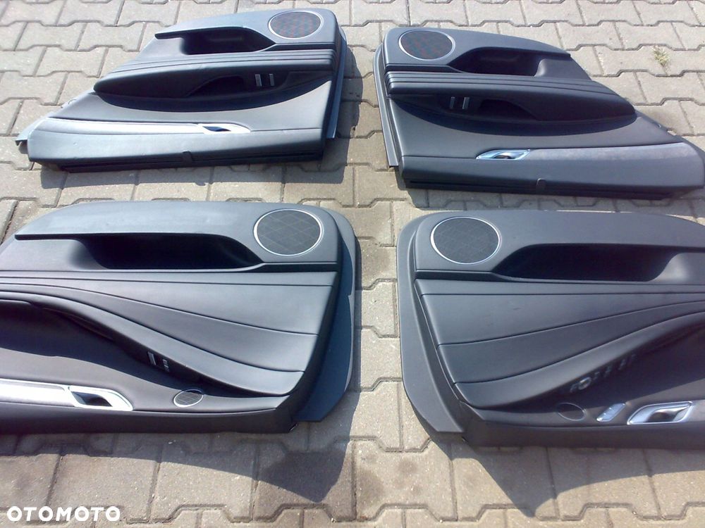 genesis g80 2021 - tapicerka boczek drzwi przednia tylna idealne panel szyb - 2