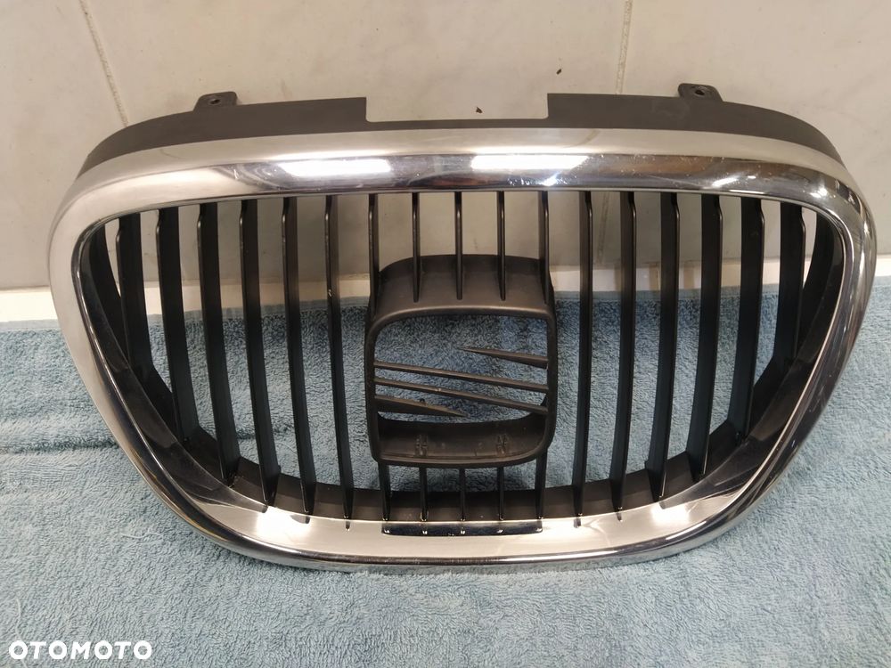 SEAT LEON II ALTEA TOLEDO III GRILL ATRAPA CHŁODNICY CHROM ORYGINAŁ - 2