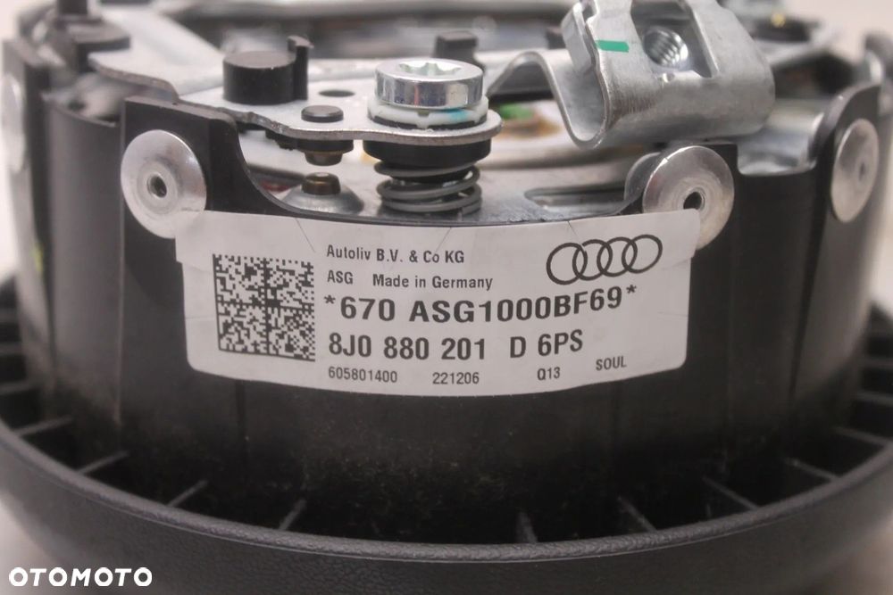 PODUSZKA AIRBAG KIEROWCY AUDI TT 8J 06- 8J0880201D - 3