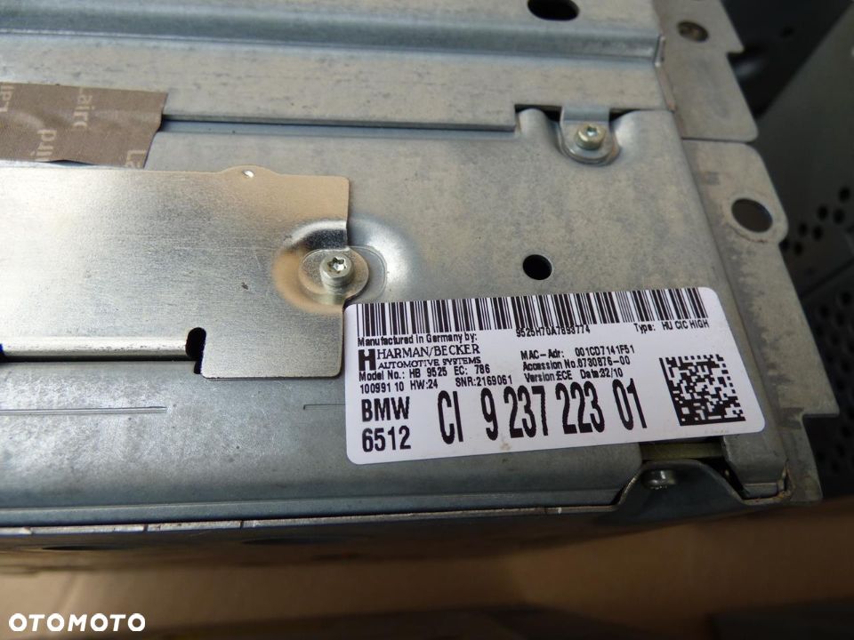 NAWIGACJA CZYTNIK BMW F01 f02 F10 F07 F13 HARMAN/BECKER - 4