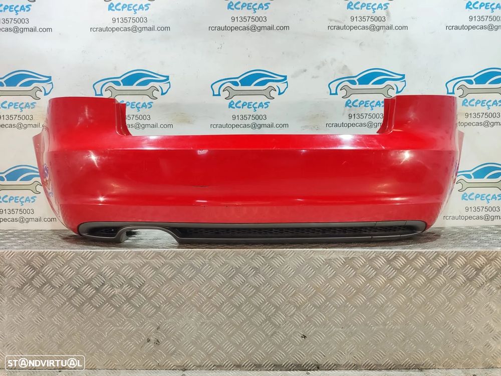 Parachoques traseiro original AUDI A3 8P 8P3 RESTYLE FASE 2 SLINE S-LINE S LINE - 2
