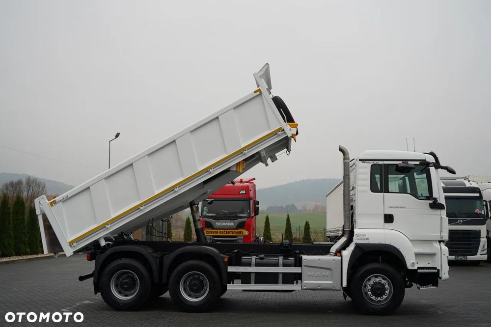 MAN TGS 26.480 / 6X6 / 3 STRONNA WYWROTKA /  HYDROBURTA / MANUAL / BORDMATIC - 5