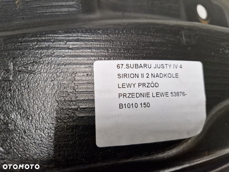 subaru justy iv 4 sirion ii 2 nadkole lewy przód przednie lewe 53876-b1010 - 3