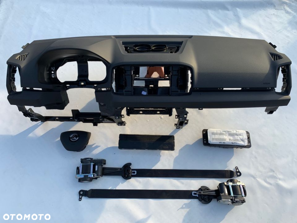 SKODA KAROQ DESKA KONSOLA KOKPIT PULPIT PÓŁKA PARAPET AIRBAG regeneracja naprawa Raz2 - 3