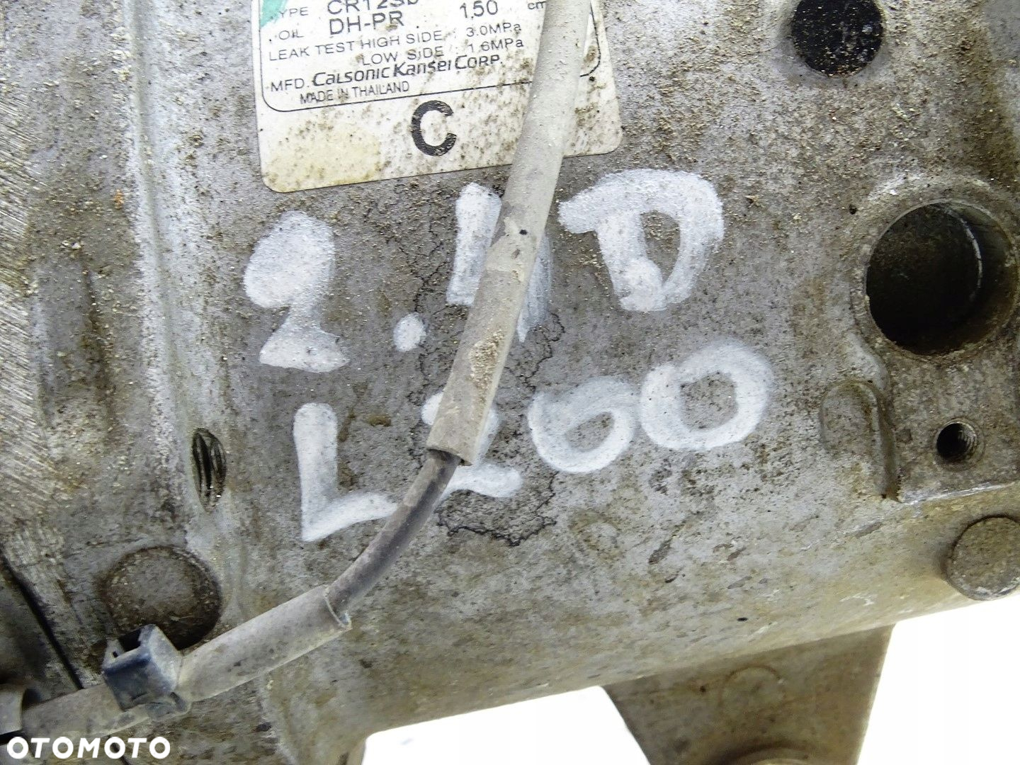 SPRĘŻARKA KLIMATYZACJI 7813A673 2.4 D FIAT FULLBACK MITSUBISHI L200 - 4