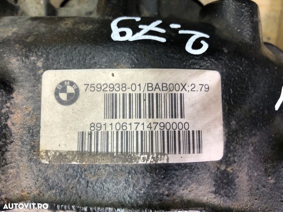 Grup spate,diferential BMW X1 E84 2.0 diesel raport 2.79 an 2009-2014 - 1