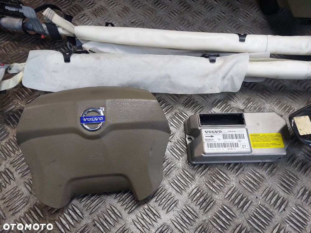 ZESTAW AIRBAG POSTRZAŁOWY KOKPIT PASY KURTYNY  VOLVO XC90 I 30737501 - 5