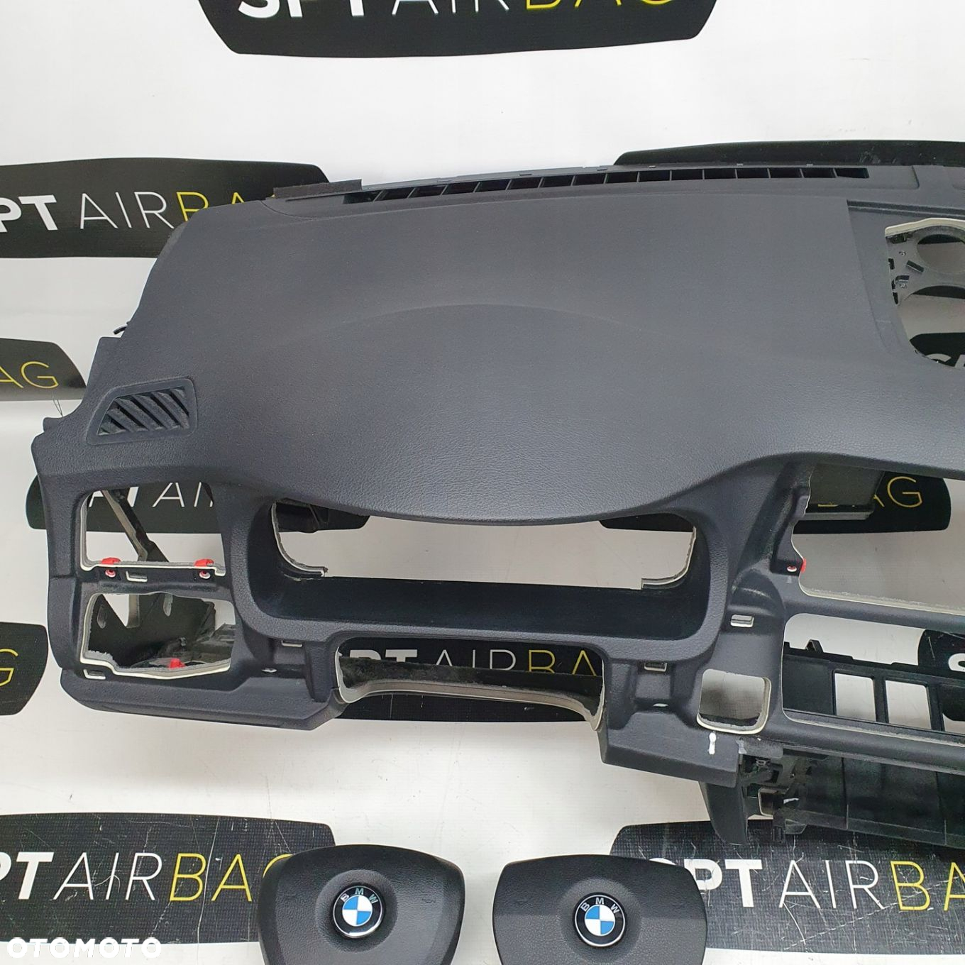BMW 5 GT F07 DESKA ROZDZIELCZA KONSOLA KOKPIT PULPIT PODUSZKI AIRBAG AIR BAG NAPINACZE KIT SET - 2