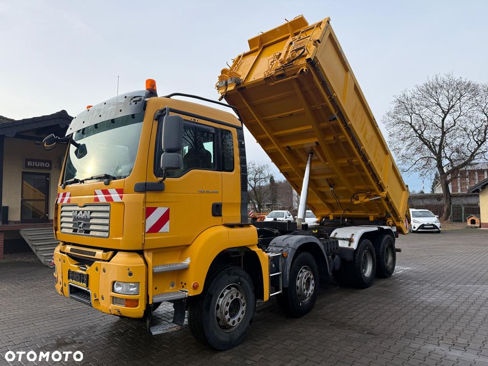 MAN 35.440 TGA wywrotka 8x4, 3-str. DAUTEL, BORDMATIC, 414 t.km., 20 TON! - 4