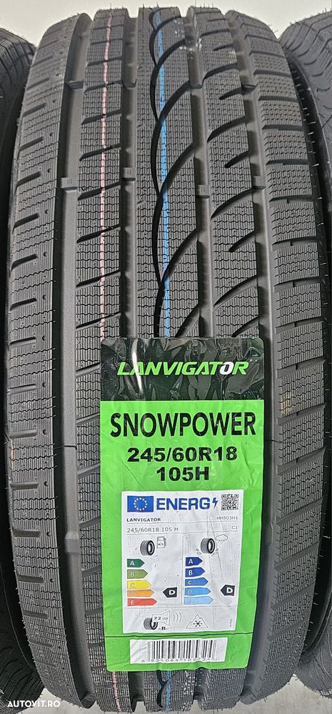 245/60 R18, 105H,LANVIGATOR Snowpower, Anvelope de iarna M+S PROMOTIE - 2