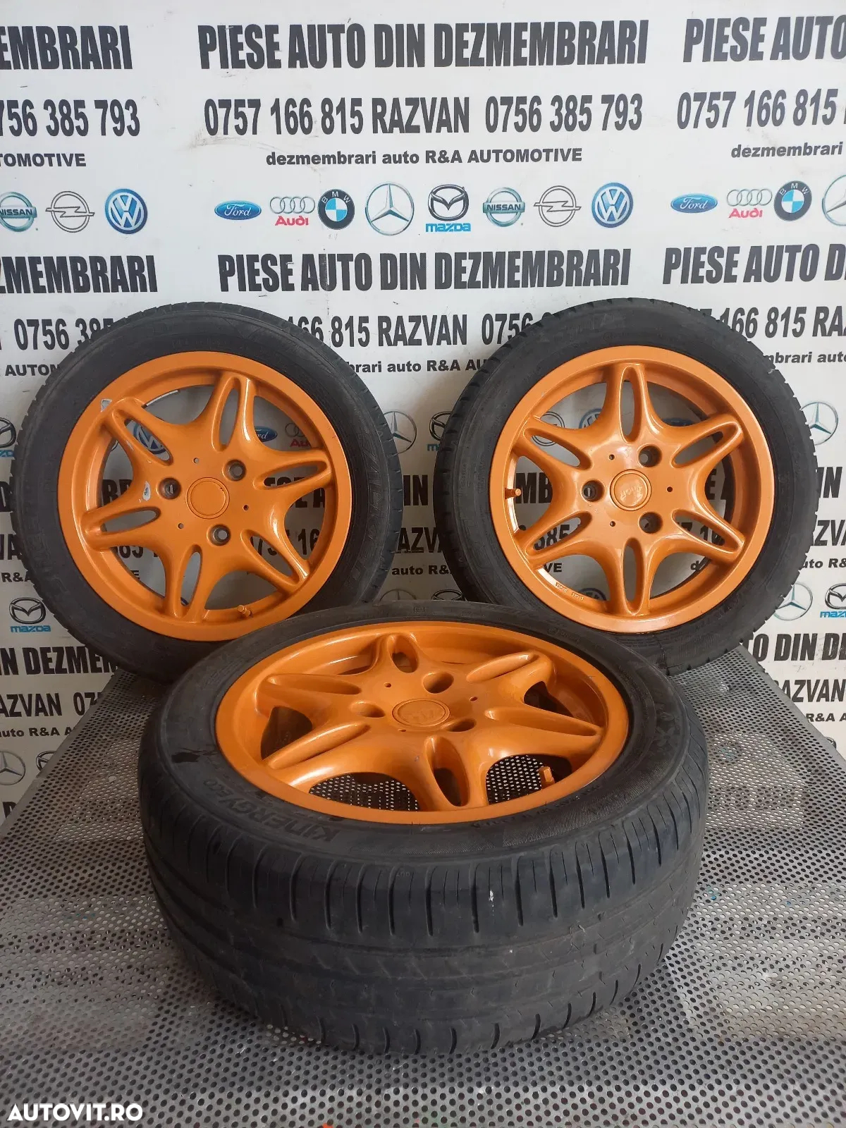 Jante Janta Aluminiu Fata/Spate Smart Fortwo 175/55R15 Si 145/65R15 - 4