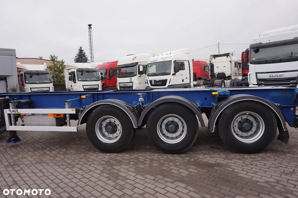 Lag 0-3-39 CD Naczepa Ciężarowa Przewóz Kontenerów Osie BPW - 8