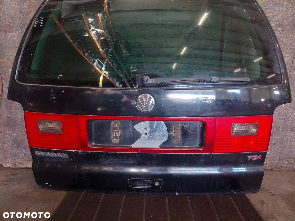 KOMPLETNY TYŁ KLAPA BAGAŻNIKA ZDERZAK LAMPY VOLKSWAGEN SHARAN MK1 LIFT L041 - 10
