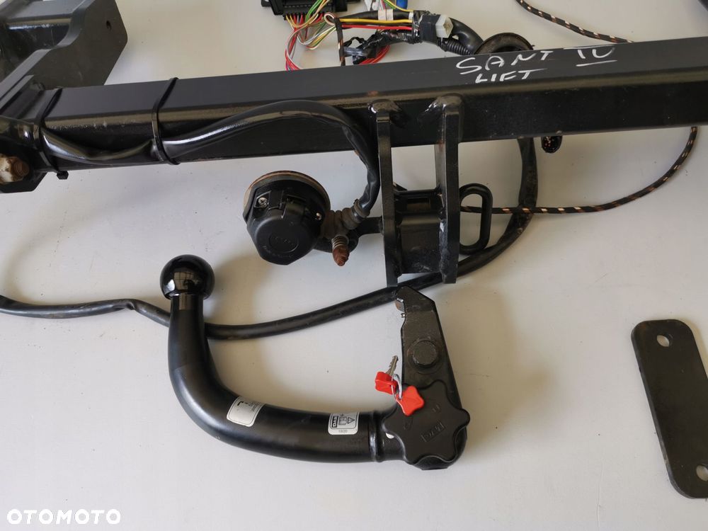 HYUNDAI SANTA FE IV LIFT 21- HAK HOLOWNICZY INSTALACJA KOMPLETNY KLICZ - 3
