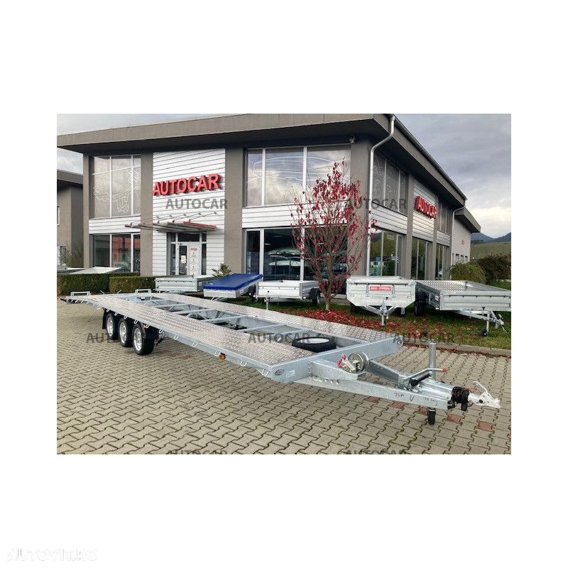 Autocar Trailer auto cu sistem de franare cu trei axe de la 8,5 m pana la 3,5 t - 1