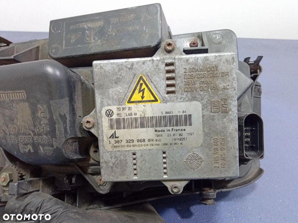VW SHARAN I LIFT REFLEKTOR PRAWY XENON EU 7M3941016AC - 7