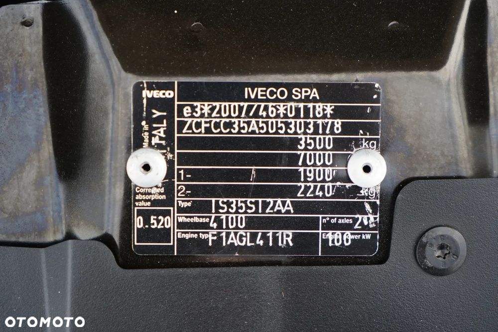 Iveco DAILY 35-140 / WYWROTKA / BRYGADÓWKA - 6 MIEJSC   / MANUAL /  SPROWADZONY - 38