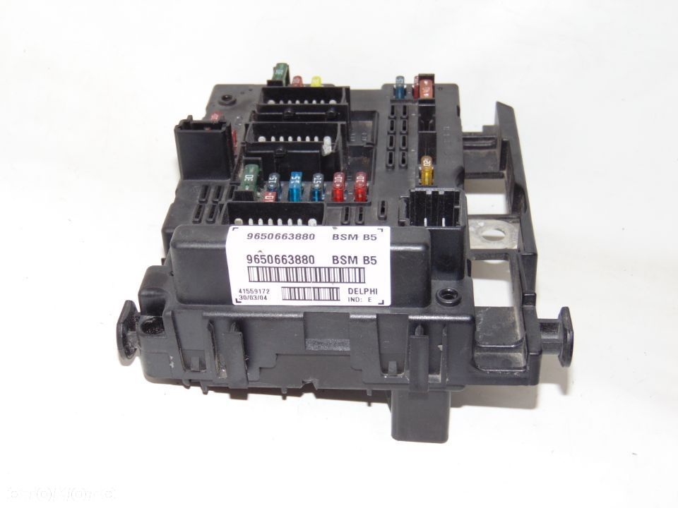 Moduł sterownik BSM 9650663880 Citroen C2 C3 I 02-09r - 7