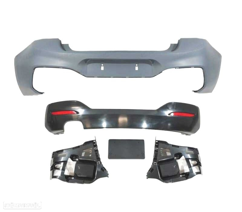 PARA-CHOQUES TRASEIRO BMW F20 F21 LCI LOOK M TECH 15- PDC - 2