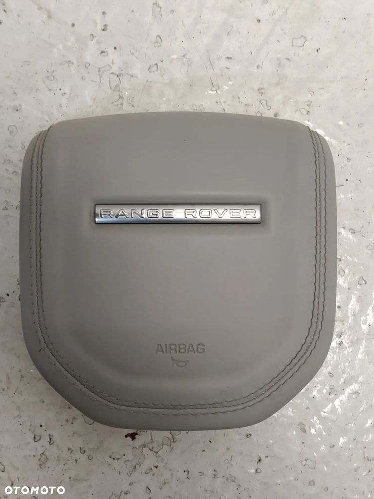 RANGE ROVER VOGUE L405 SPORT L494 AIRBAG PODUSZKA POWIETRZNA KIEROWCY SZARA SKÓRA ORYGINAŁ - 2