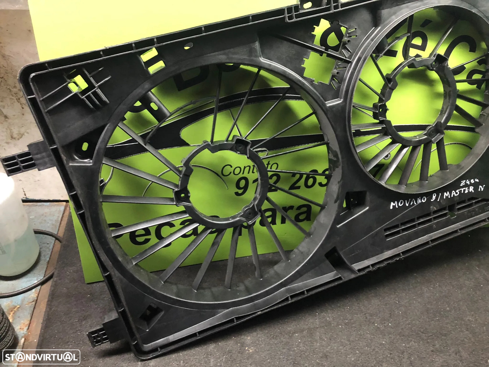 RENAULT MASTER III / OPEL MOVANO B ESTRUTURA TERMO VENTILADOR - Z454 - 5