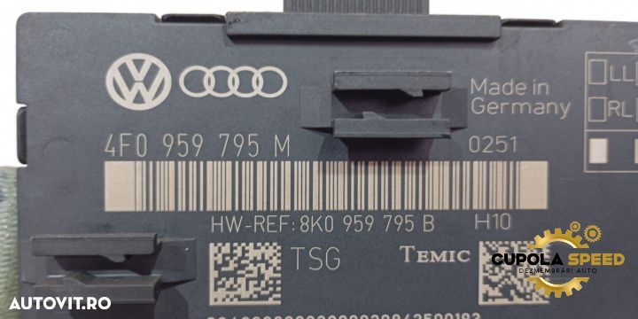 Modul control usa spate stanga 4F0959795M Audi Q7 4L [facelift] [2008 - 3