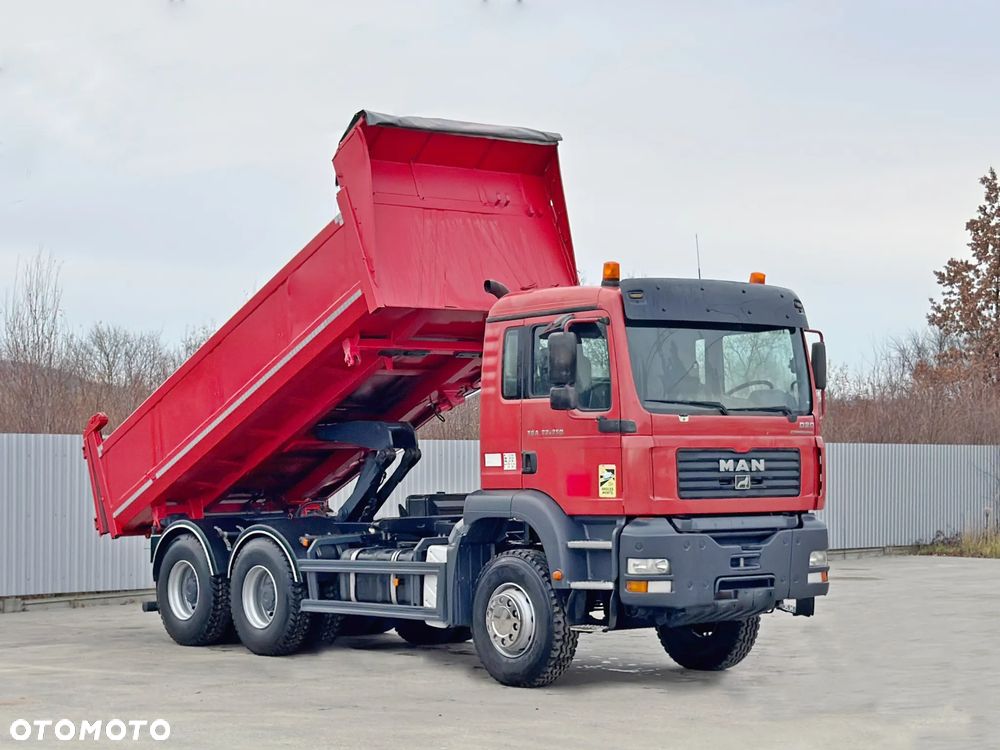MAN TGA 33.350 * WYWROTKA 5,20 m + BORDMATIC * STAN BDB - 2