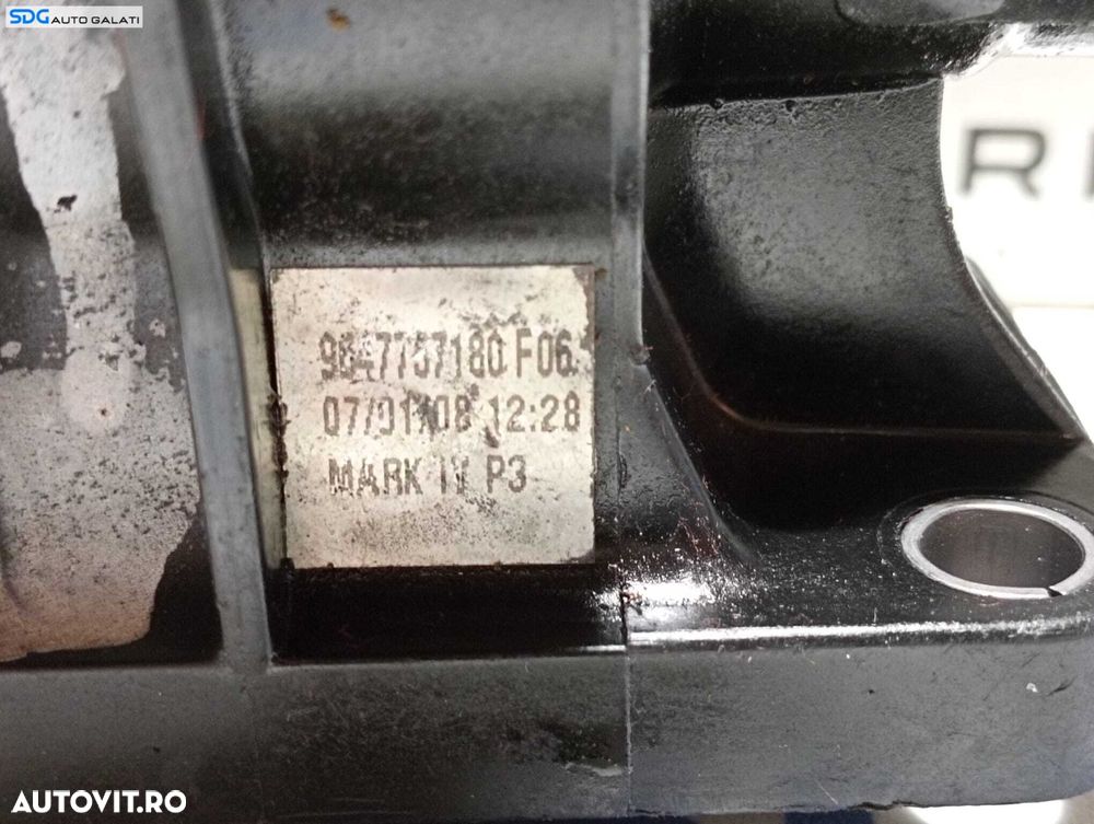 Corp Carcasa Termostat Racire cu Senzor Temperatura Apa Ford Fusion 1.6 TDCI 2002 - 2012 Cod 9647767180 [M5458] - 6