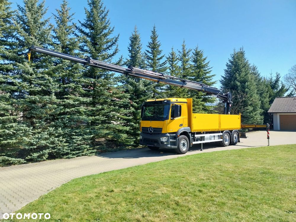 Mercedes-Benz Antos z HIAB 288 / 15m /Pilot/3-oś skrętna